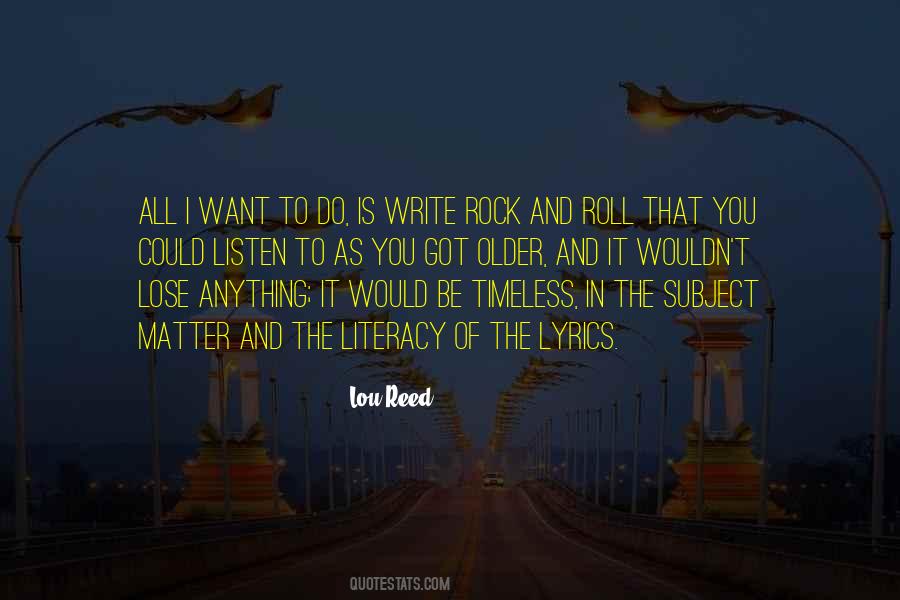 Best Rock And Roll Lyrics Quotes #1631550