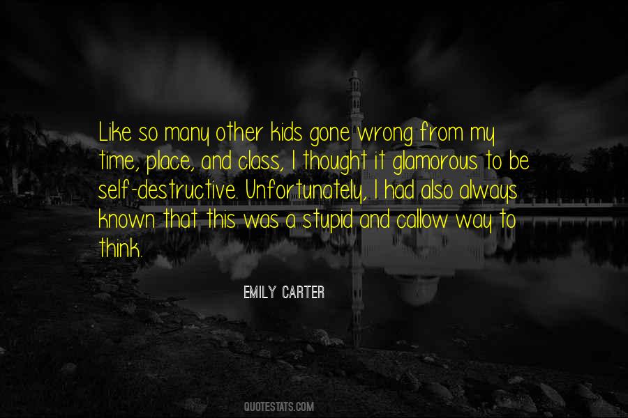 Stupid Thought Quotes #1497698
