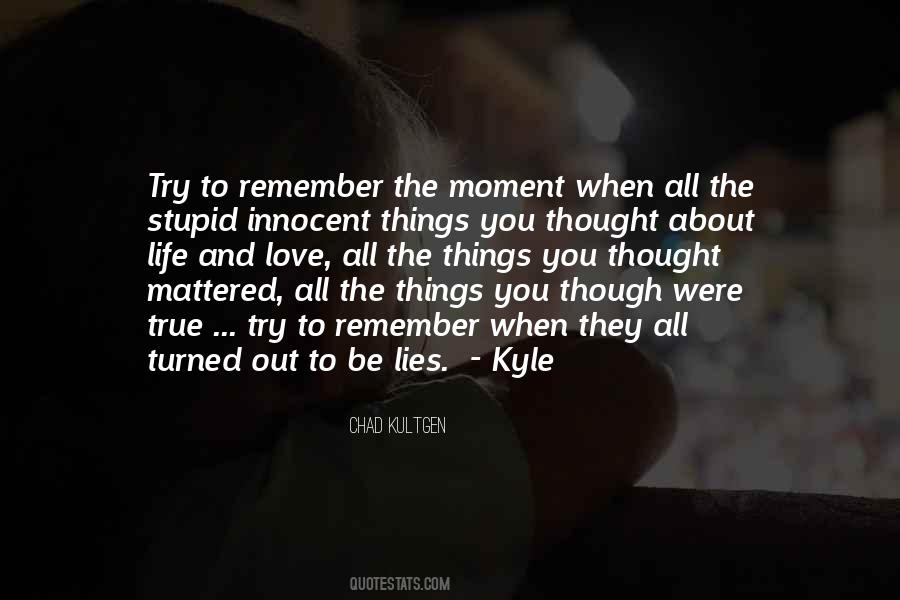 Stupid Thought Quotes #1753065