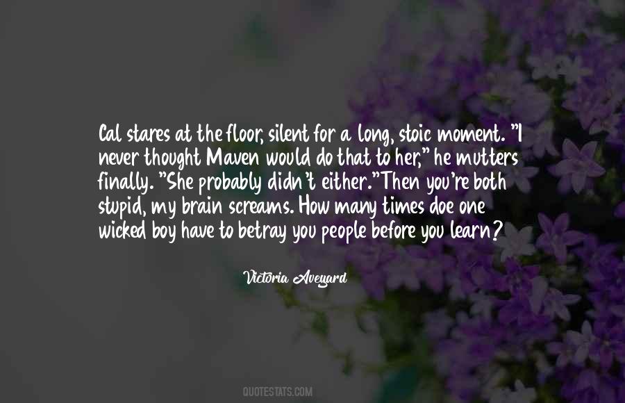 Stupid Thought Quotes #361977