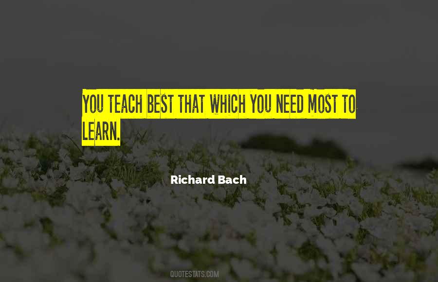 Teach Learn Quotes #306648