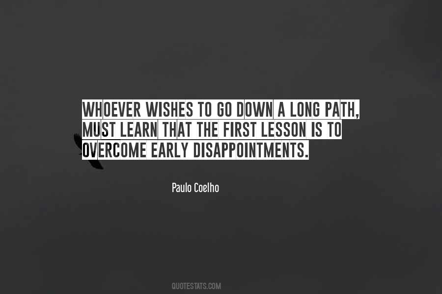 Overcome Disappointment Quotes #1681006