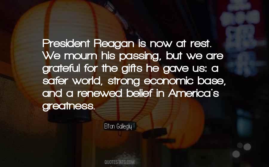 Reagan President Quotes #313120