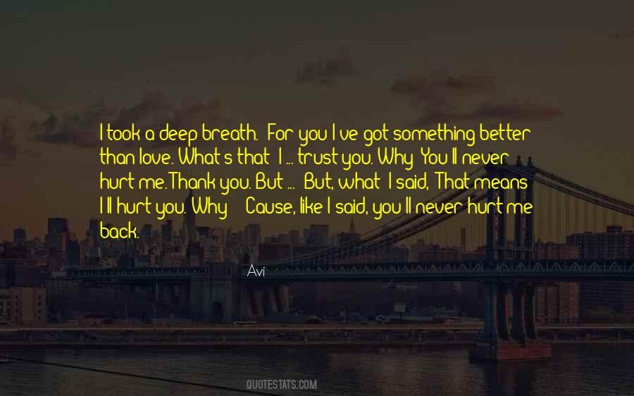 What You Said Hurt Me Quotes #1199124