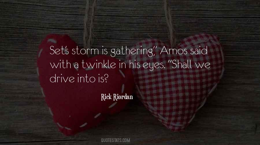 Who Said I Am The Storm Quotes #1059769