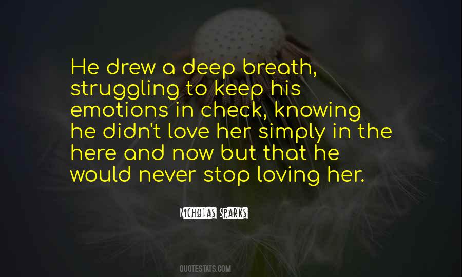 Deep Breath Quotes #1658995