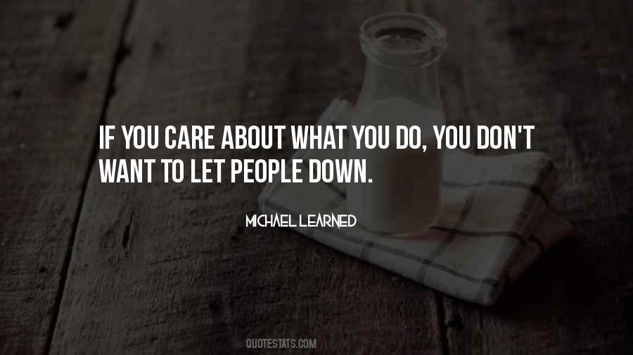 People Let You Down Quotes #17313