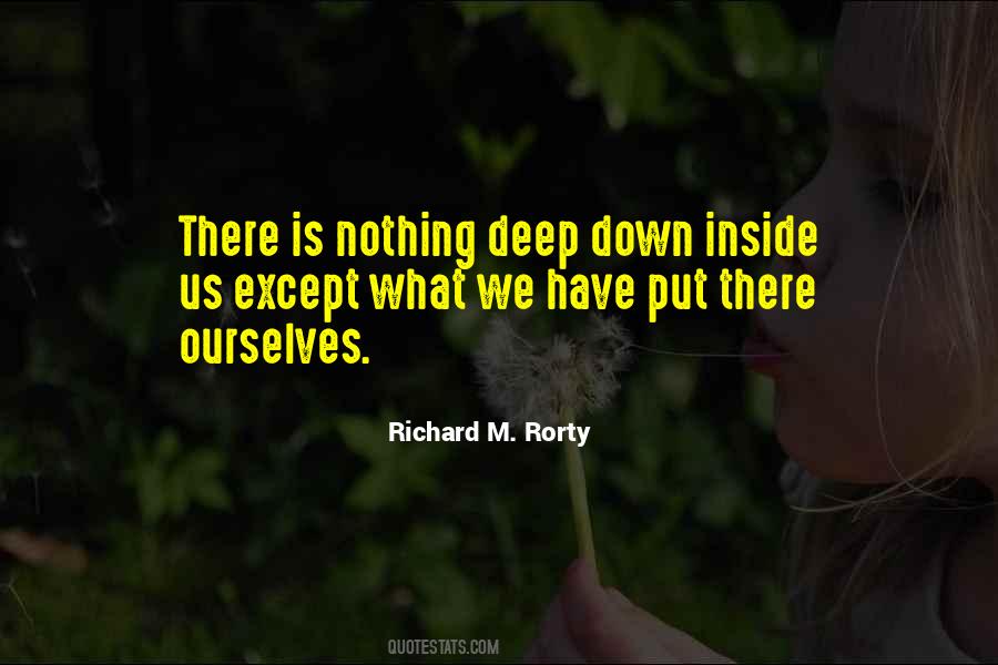 Deep Down Inside Me Quotes #856945