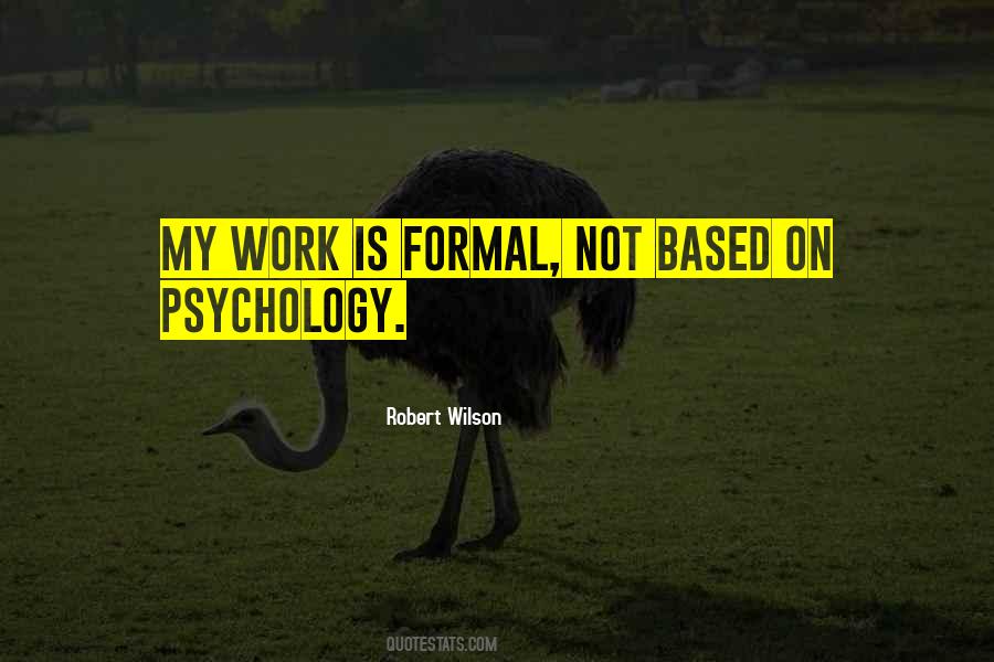 Work Psychology Quotes #1567119