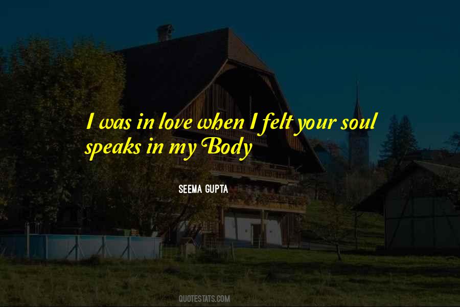 Deep Felt Love Quotes #762600
