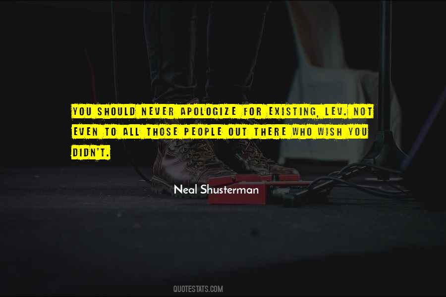 You Should Apologize Quotes #224855