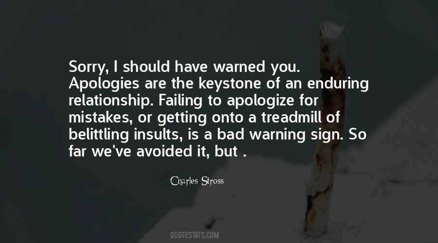 You Should Apologize Quotes #263664
