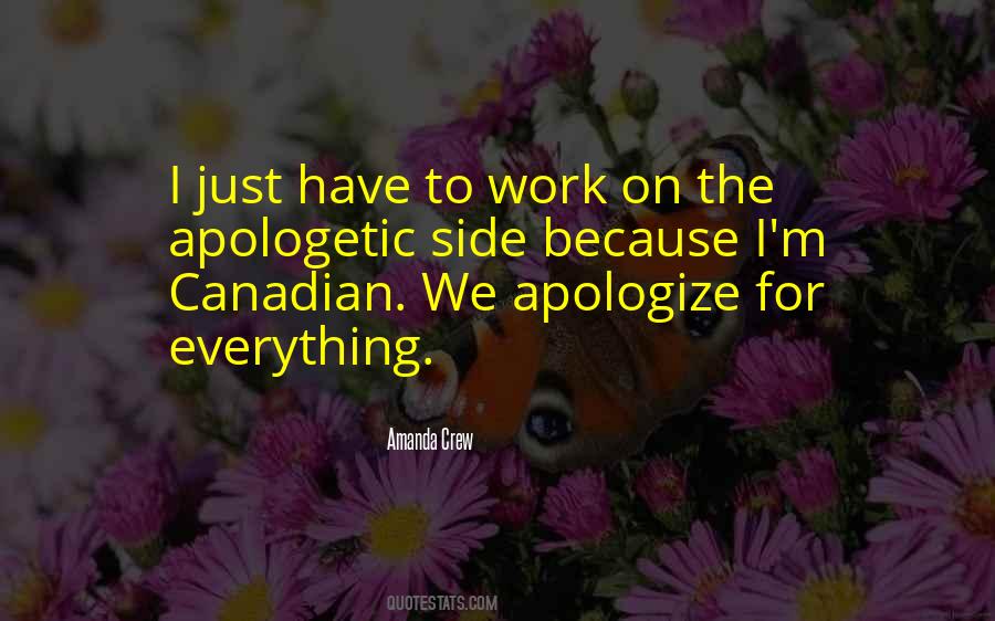 You Should Apologize Quotes #8973