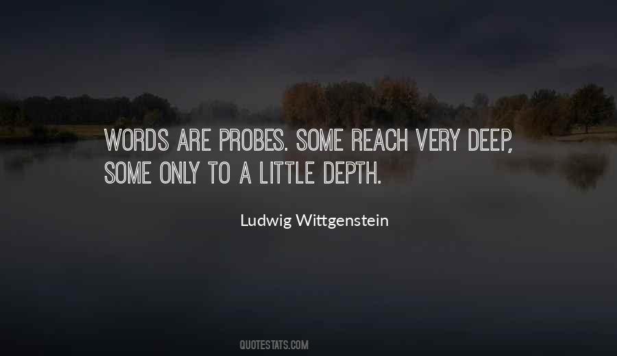 Deep In Depth Quotes #1386744