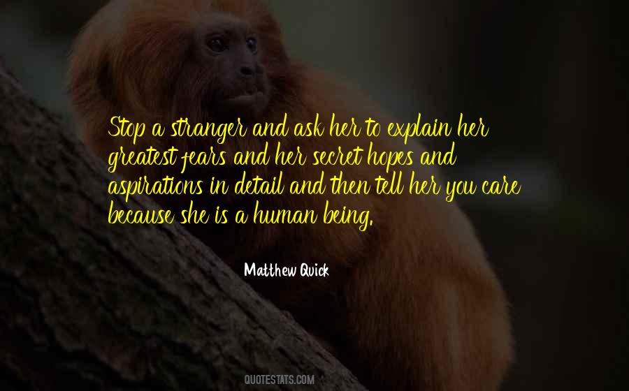 Secret Care Quotes #383512