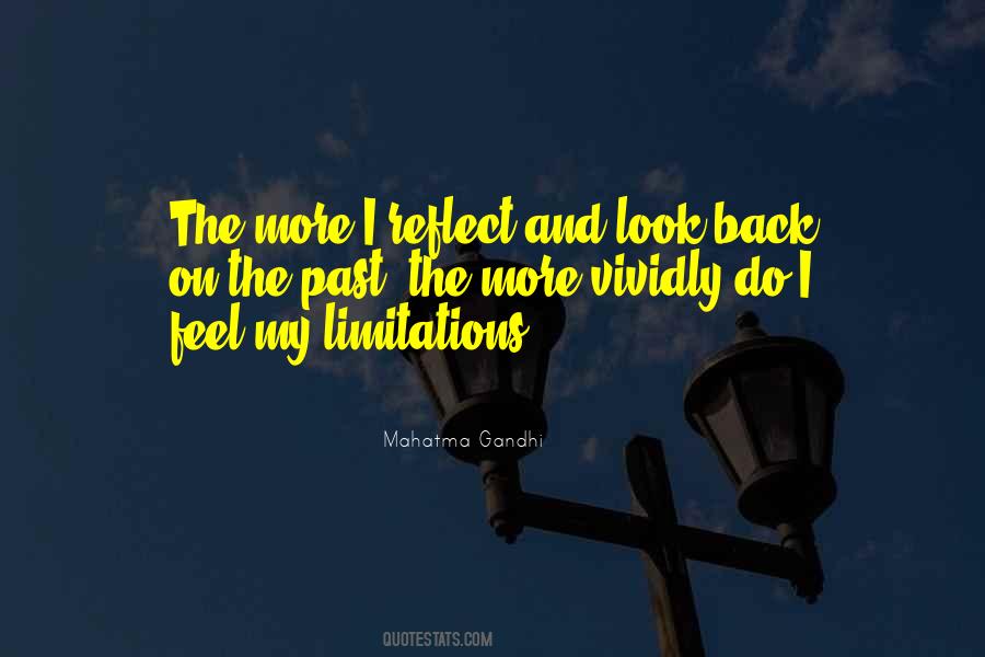 Reflect On The Past Quotes #1043129