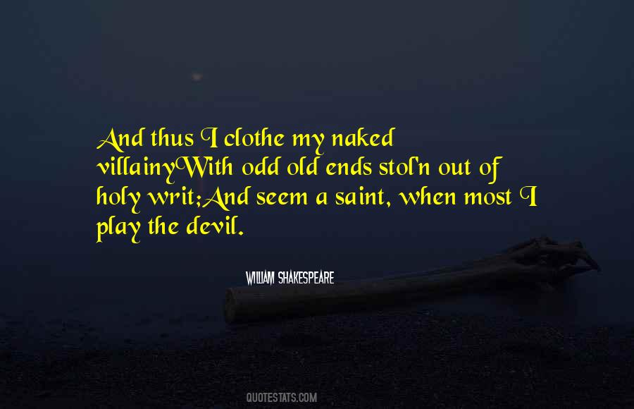 Play With The Devil Quotes #1718256