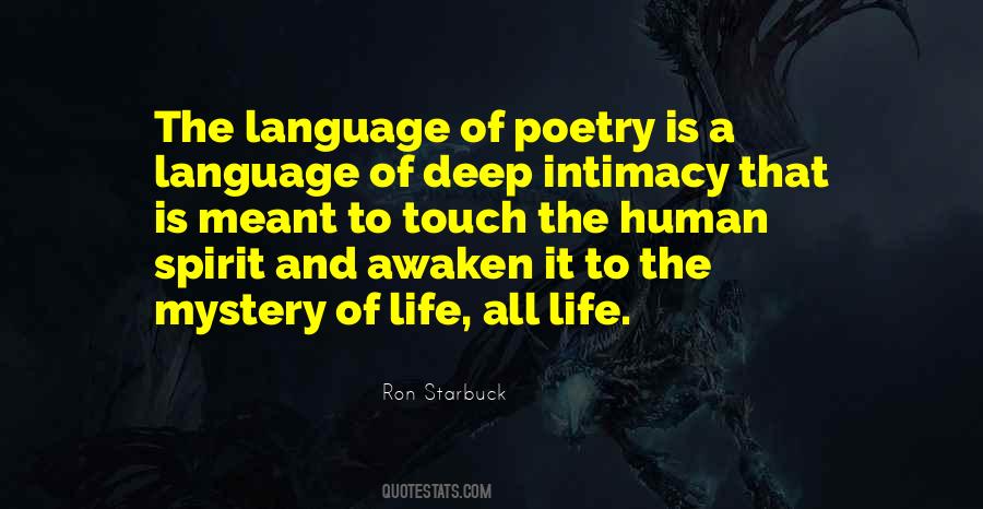 Deep Intimacy Quotes #1228573