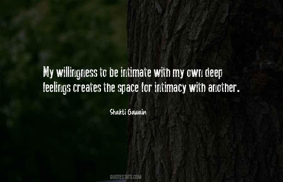 Deep Intimacy Quotes #541404