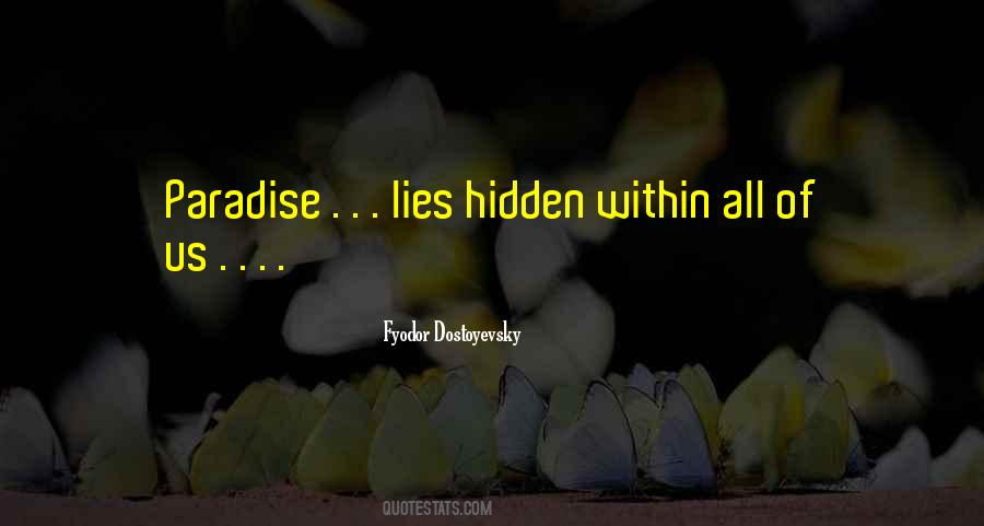 Lies Cannot Be Hidden Quotes #1708254