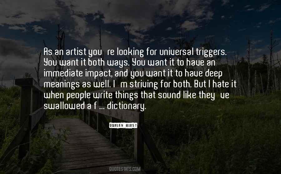 Deep Meanings Quotes #240240