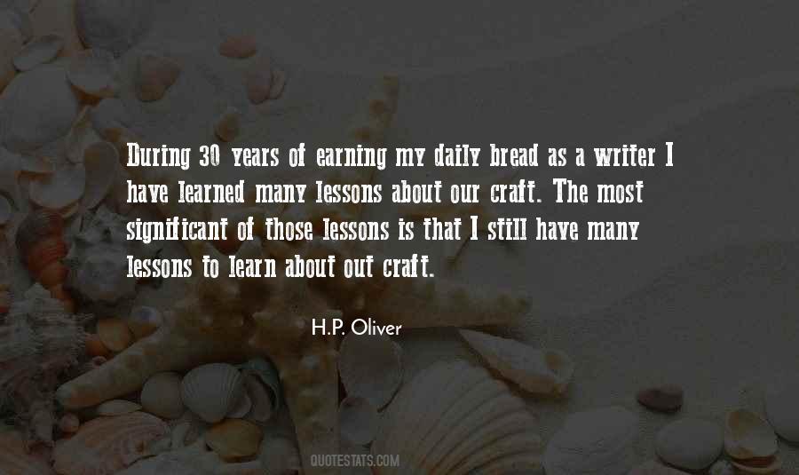 Earning Bread Quotes #1140448