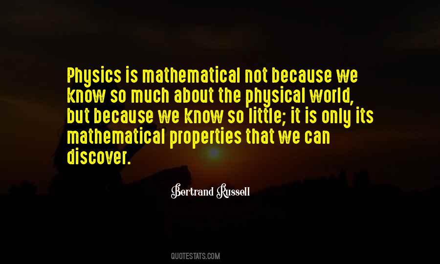 Physics Philosophy Quotes #187472
