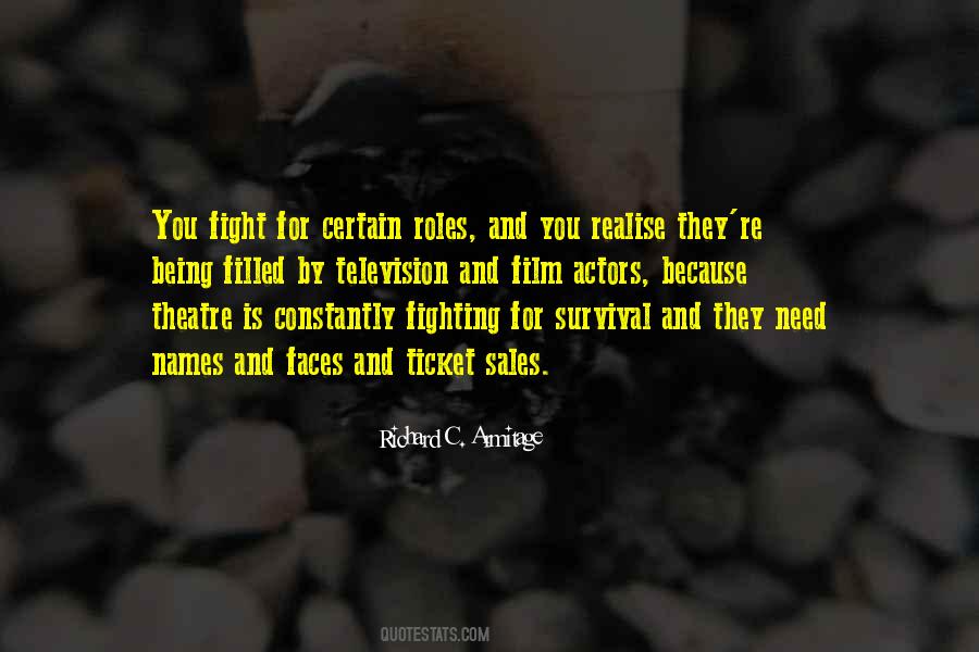 Quotes About Fighting For Survival #199367