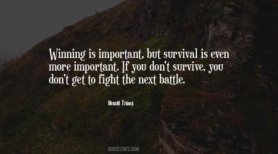 Quotes About Fighting For Survival #991910