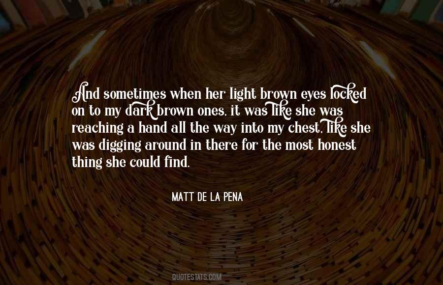 Honest Eyes Quotes #956181