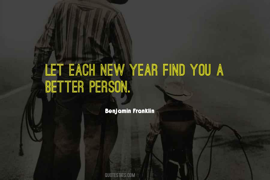 Old Benjamin Quotes #1698093