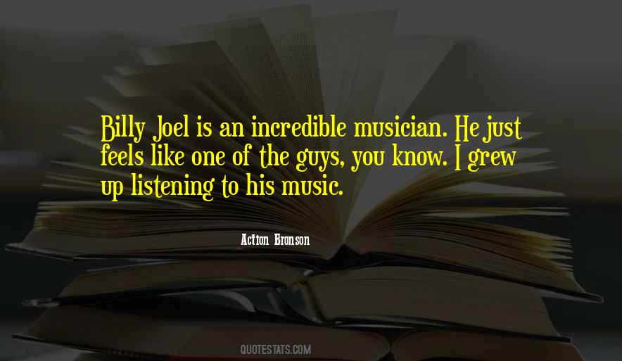 Quotes About Joel #492647