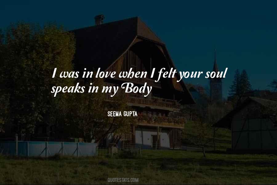 Deep Soul Love Quotes #762600