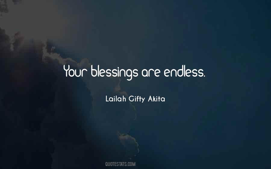 Endless Blessings Quotes #834450