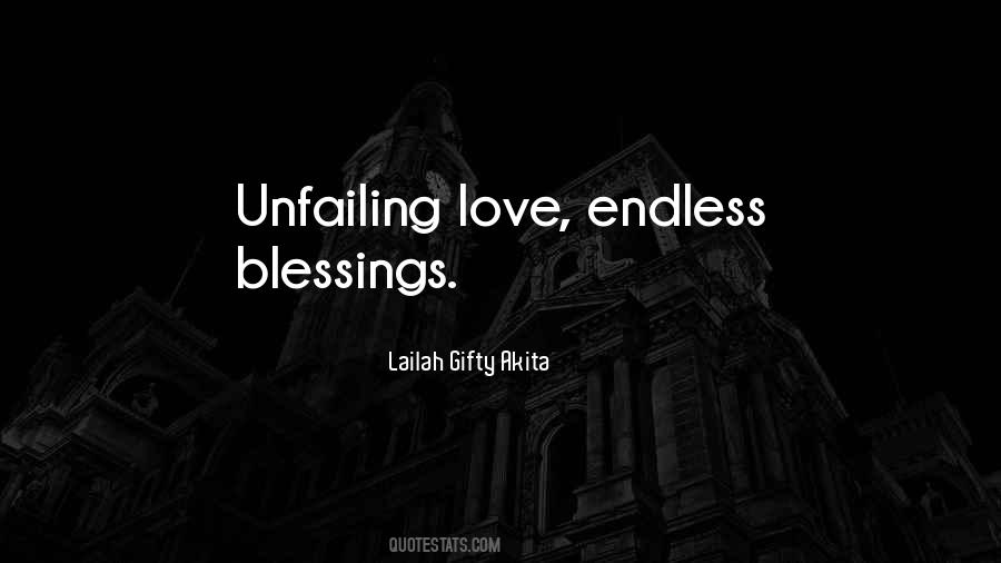 Endless Blessings Quotes #861448