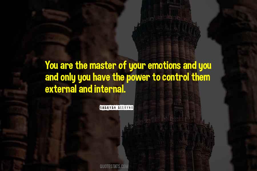 Master Your Emotions Quotes #1668611