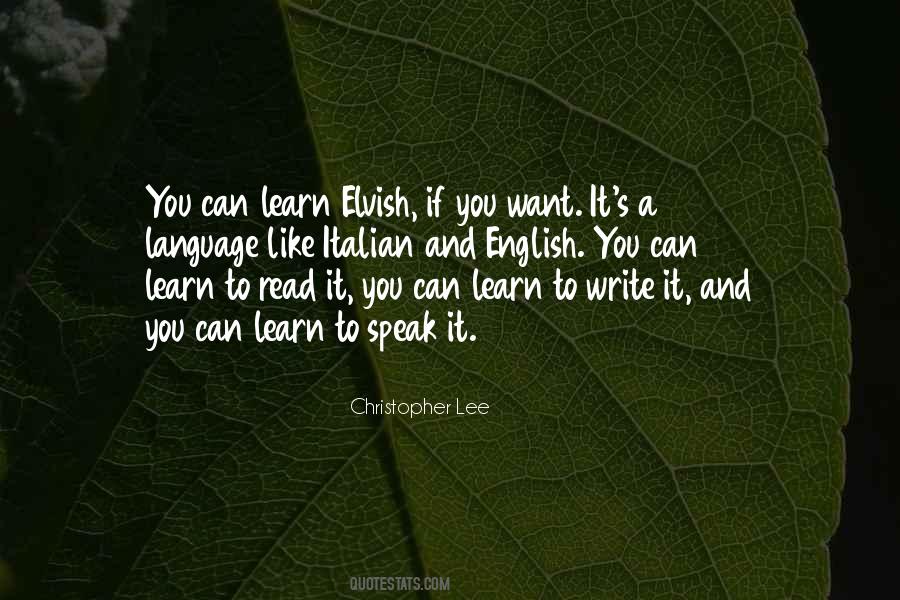 To Learn A Language Quotes #833187