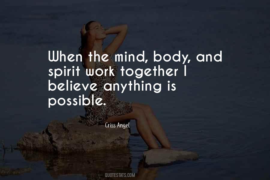 If You Believe In Yourself Anything Is Possible Quotes #206749