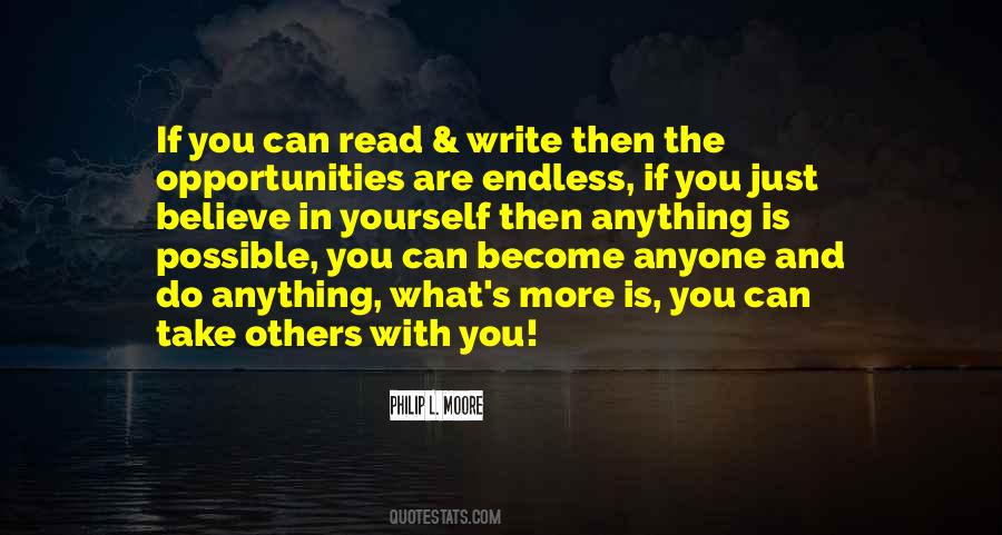 If You Believe In Yourself Anything Is Possible Quotes #612664