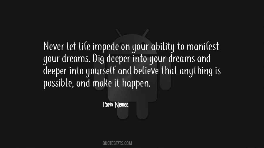 If You Believe In Yourself Anything Is Possible Quotes #685185