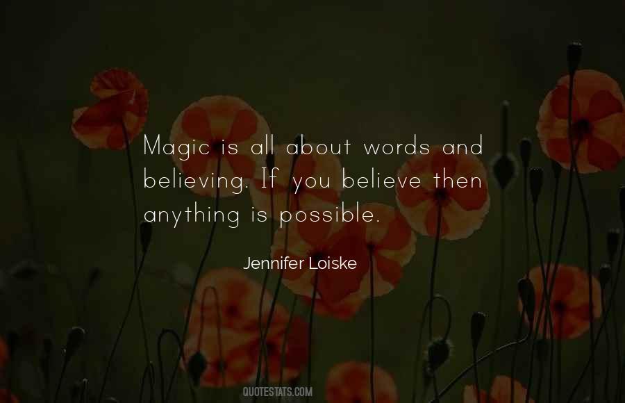 If You Believe In Yourself Anything Is Possible Quotes #80243
