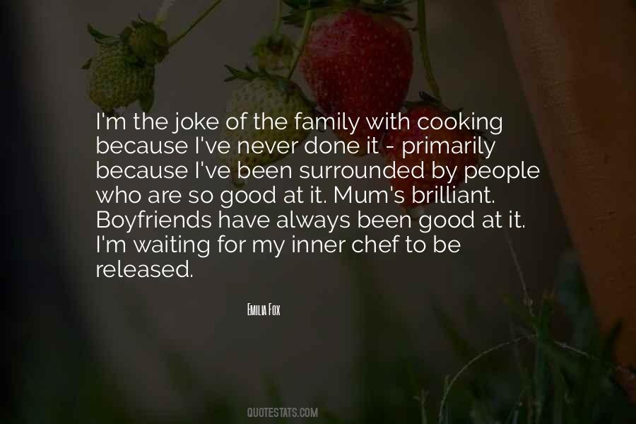 Cooking Family Quotes #61166