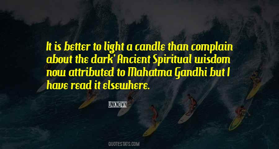 A Candle In The Dark Quotes #240095