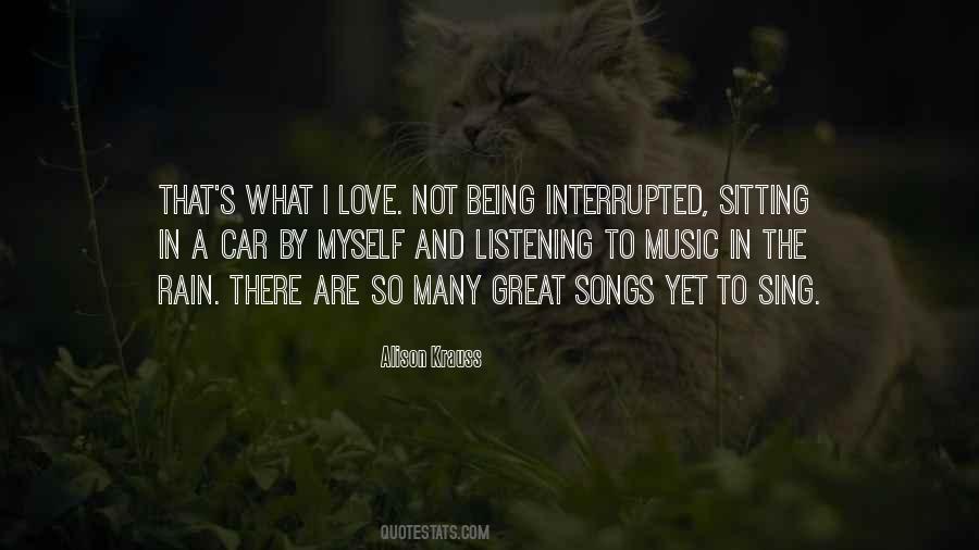 Music Of Rain Quotes #780032