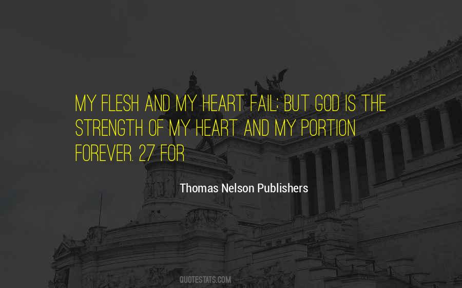 God Is The Strength Of My Heart Quotes #1640137