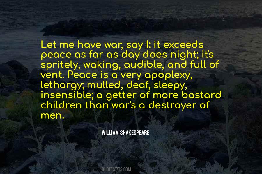 Shakespeare War Quotes #314176