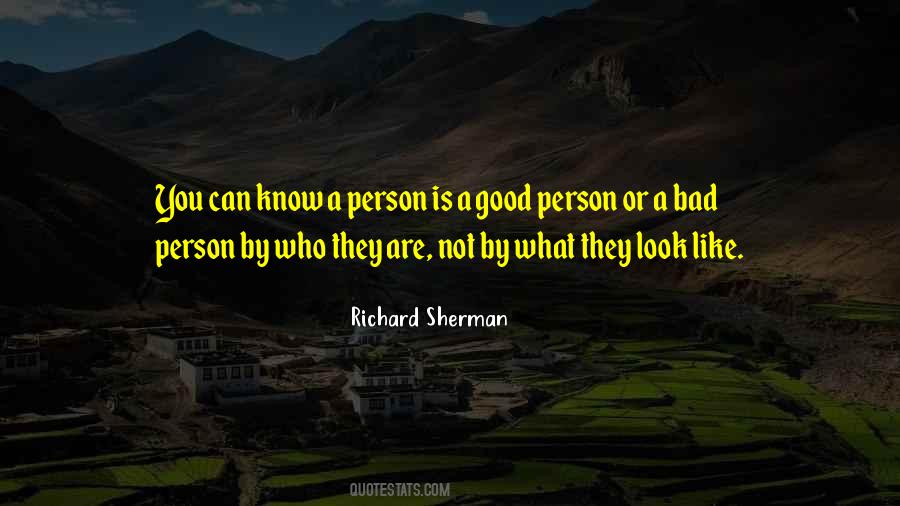 You Are Not A Bad Person Quotes #983983