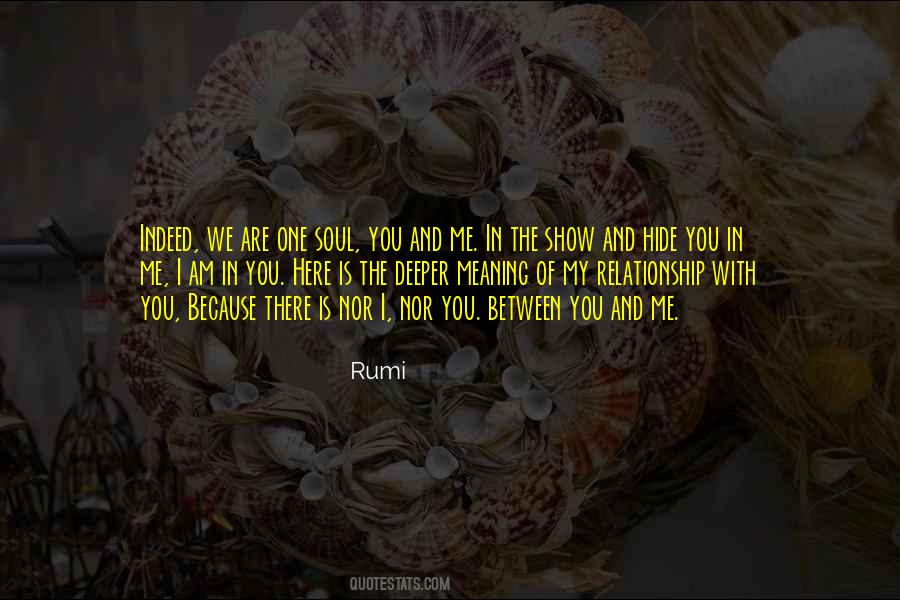 Deeper Relationship Quotes #485762