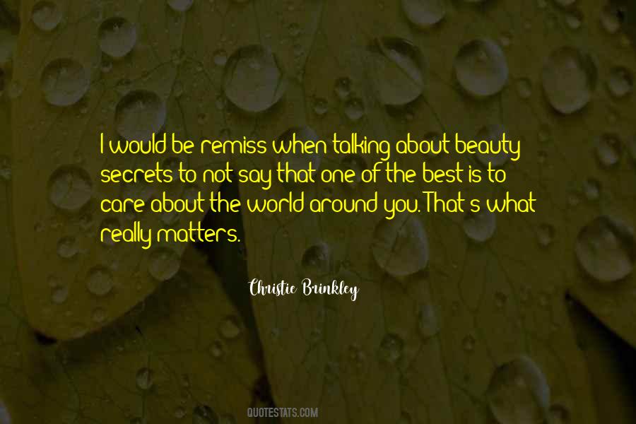 When Nothing You Say Matters Quotes #1221626