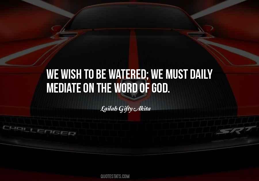 God Water Quotes #1618836